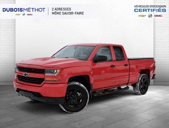 2018 Chevrolet Silverado 1500 CUSTOM, V8 5.3L, 4X4 DOUBLE CAB, 6 1/2 PIEDS !!!