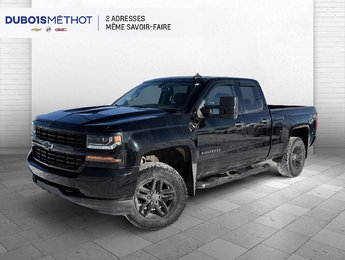 Chevrolet Silverado 1500 CUSTOM, V8 5.3L, DOUBLE CAB, 4X4, 6 1/2 PIEDS !!! 2018