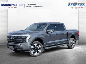 2023 Ford F-150 Lightning PLATINUM, CUIR, TOIT, GPS, 4X4, 100% ELECTRIQUE !!