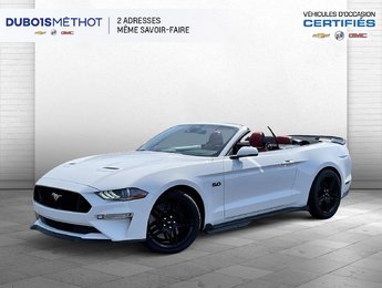 Ford Mustang GT PREMIUM, V8 5.0L, CONVERTIBLE INT. ROUGE AUTO ! 2021