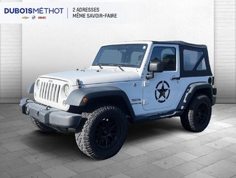 2016 Jeep Wrangler SPORT MANUEL, V6 3.6L 4X4 !!!