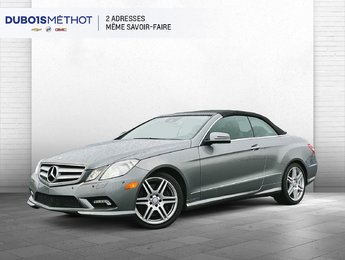 2011 Mercedes-Benz E-Class E 550, CONVERTIBLE, CUIR, GPS,