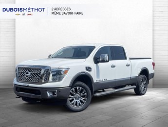 2016 Nissan Titan XD PLATINUM, CUMMINS DIESEL 5.0L, 4X4, CUIR, GPS !!!