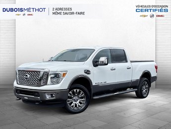 2016 Nissan Titan XD PLATINUM, CUMMINS DIESEL 5.0L, 4X4, CUIR, GPS !!!