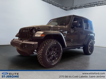 2021 Jeep Wrangler Willys + V6 Pentastar + Toit Souple