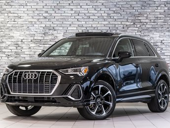 Audi Q3 PROGRESSIV S-LINE AWD CUIR TOIT PANO CAM CARPLAY 2024