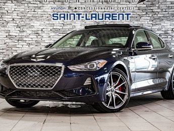 GENESIS G70 PRESTIGE 3.3T AWD 365HP CUIR TOIT CAMERA 360 GPS 2021