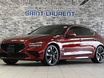 2022 GENESIS G70 3.3T SPORT 365 HP HEAD UP DISP CAM360 CUIR NAPPA