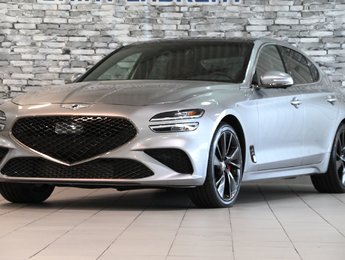 2022 GENESIS G70 3.3T SPORT 365 HP HEAD UP DISP CAM360 CUIR NAPPA