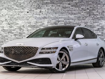 GENESIS G80 3.5T SPORT AWD TOIT PANO NAV CUIR SIEGE MASSAGE 2022