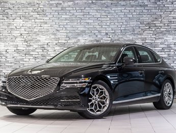 GENESIS G80 2.5T ADVANCED AWD 300HP TOIT NAV CUIR MAGS 2024