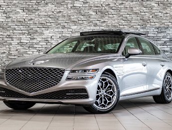 GENESIS G80 2.5T ADVANCED AWD 300HP TOIT GPS CUIR MAGS 2024
