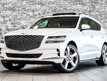 GENESIS GV80 3.5T ADVANCED AWD 7 PASS CAM360 CUIR TOIT PANO GPS 2021