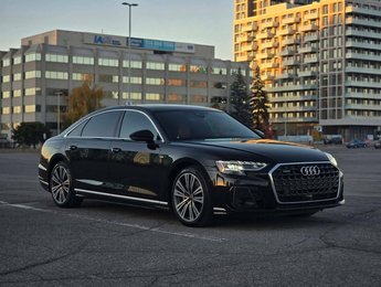 Audi A8 A8 L 55 QUATTRO | S LINE | CUIR COGNAC BRUN | NAV | TOIT PANO | CAMÉRA 360 | BANG & OLUFSEN +++ 2023