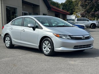 2012 Honda Civic Sdn LX SEULEMENT 084158 KM