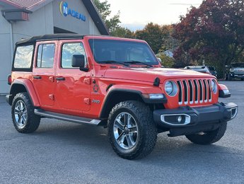 2019 Jeep Wrangler Unlimited Sahara 4X4 SEULEMENT  087695 KM