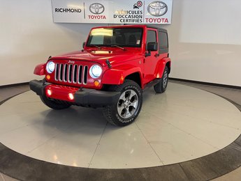 2018 Jeep Wrangler JK SAHARA *TRÈS BEAU JEEP + BAS KILOMÉTRAGE*
