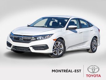 Honda Civic Sedan LX **JAMAIS ACCIDENTÉ+CAMÉRA+SIÈGES CHAUFFANTS** 2018