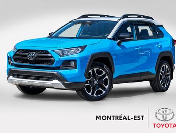 Toyota RAV4 TRAIL **JAMAIS ACCIDENTÉ+CUIR+TOIT+19PO+3500LBS** 2020