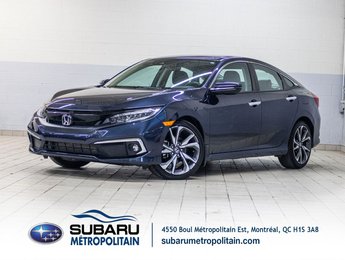 2019 Honda Civic Sedan TOURING, TOIT, CUIR, BANCS CHAUFF, CAM REC, BAS KM