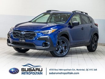 Subaru CROSSTREK COMMODITÉ CONVENIENCE, EYESIGHT, CARPLAY, BANCS CHAUFF, CAM 2024
