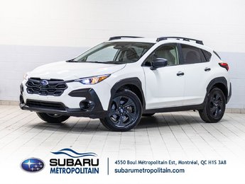 2024 Subaru CROSSTREK COMMODITÉ CONVENIENCE, EYESIGHT, CARPLAY, BANCS CHAUFF, CAM