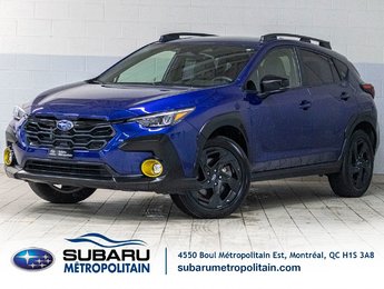 Subaru Crosstrek ONYX, 2.5L, TOIT, CARPLAY, ECRAN 11.6, BANCS CHAUF 2024