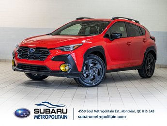 Subaru Crosstrek ONYX, 2.5L, TOIT, CARPLAY, ECRAN 11.6, BANCS CHAUF 2024