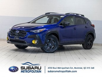 2024 Subaru Crosstrek ONYX, 2.5L, TOIT, CARPLAY, ECRAN 11.6, BANCS CHAUF