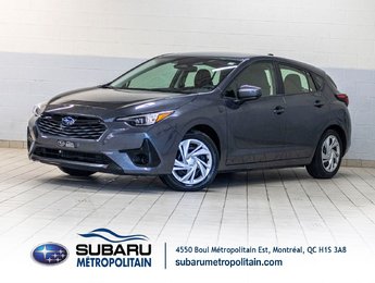 2024 Subaru IMPREZA 5P COMMODITÉ CONVENIENCE, EYESIGHT, CARPLAY, BANCS CHAUFF, CAM