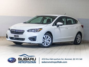 2017 Subaru IMPREZA 5P COMMODITÉ CONVENIENCE, MANUELLE, CARPLAY, CAMERA REC, BAS KM
