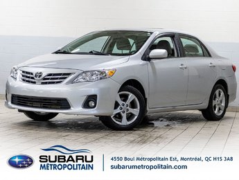 Toyota Corolla LE, BANCS CHAUFF, A/C, VIT ELEC, 1 PROP,JAMAIS ACC 2013