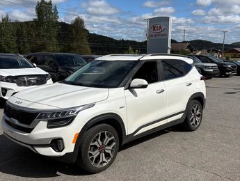 Kia Seltos SX INT ROUGE AWD** JAMAIS ACCIDENTÉ**GARANTIE 10 ANS OU 200 000KM**CUIR**TOIT OUVRANT**BANCS VENTILÉ 2023
