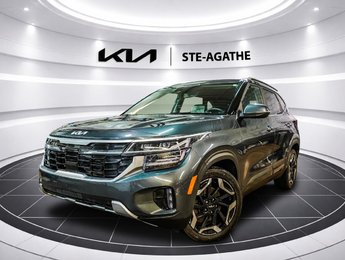 Kia Seltos SX AWD w/Black Interior **JAMAIS ACCIDENTÉ+GARANTIE 10 ANS/ 200 000KM** CUIR+TOIT OUVRANT** 2024