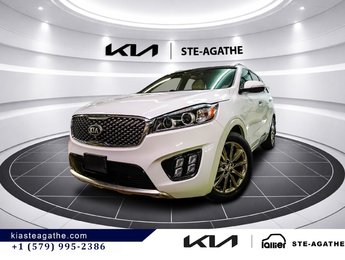 2018 Kia Sorento SXL AWD w/White Nappa **JAMAIS ACCIDENTÉ+GARANTIE 10 ANS/ 200 000KM**TOIT PANORAMIQUE+CUIR**