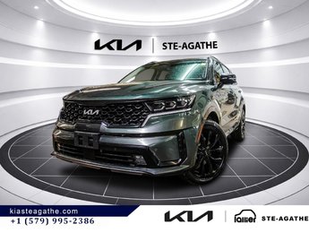 2022 Kia Sorento SX AWD w/Black Leather **GARANTIE 10 ANS/ 200 000KM** TOIT PANORAMIQUE+ SIÈGES EN CUIR ET VENTILÉS**