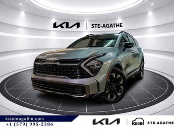 Kia Sportage X-Line AWD **JAMAIS ACCIDENTÉ+GARANTIE 10 ANS/ 200 000KM** SIÈGES EN CUIR+VOLANT CHAUFFANT** 2024
