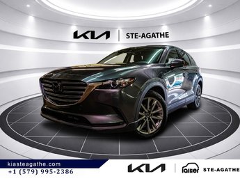 2023 Mazda CX-9 GS-L AWD**JAMAIS ACCIDENTÉ**CUIR**TOIT OUVRANT**VOLANT CHAUFFANT**HAYON ÉLECTRIQUE** 6 PASSAGERS**