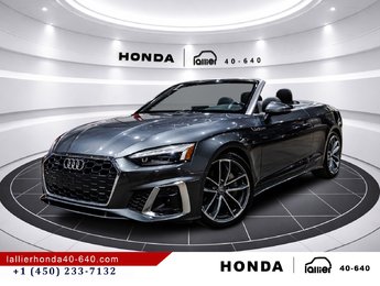 Audi A5 Cabriolet Progressiv/S-LINE/PRET POUR L'ÉTÉ/TOIT ACOUSTIQUE 2020