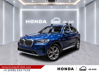 2022 BMW X3 xDrive30i/ JAMAIS ACCIDENTÉ