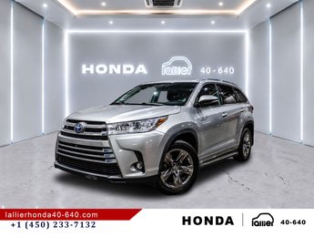 2019 Toyota Highlander Hybrid Limited/JAMAIS ACCIDENTÉ
