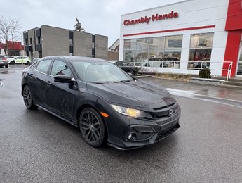 2020 Honda Civic Hatchback Sport I 59 000 KM !!! I CARPLAY I SIEHES CHAUFFANTS I TOIT OUVRANT I MAGS I SECURITE ACTIVE