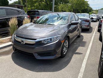 Honda Civic Sedan LX 73 500 KM PRATIQUE ÉCONOMIQUE 2017