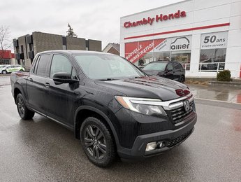 2019 Honda Ridgeline Sport AWD CARPLAY I MAGS I TOIT OUVRANT I SIEGES CHAUFFANTS I  DEMARREUR I SECURITE ACTIVE