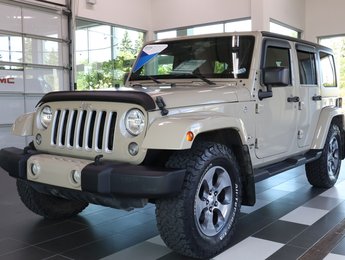 Jeep Wrangler Unlimited Sahara 2 TOITS CERTIFIÉ INSPECTÉ AUTOMATIQUE 2017