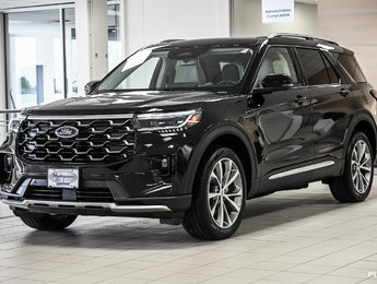Ford Explorer Platinum | DÉMO 3.99% | 3.0L | ULTIMATE PACK | 2025