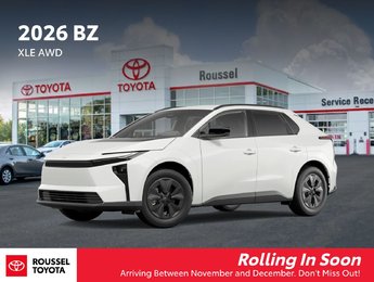 Toyota BZ XLE AWD 2026