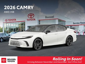 Toyota Camry Hybrid XSE AWD 2026