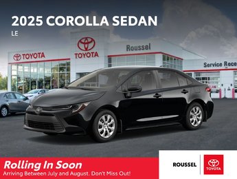 2025 Toyota COROLLA HYBRID LE