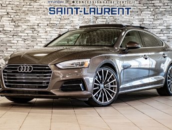 2018 Audi A5 Sportback PROGRESSIV S-LINE QUATTRO TOIT OUVRANT NAVIGATION